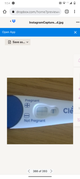 First positive test!
