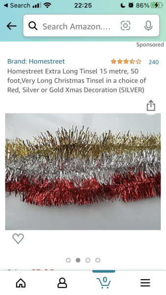 Help find some stringy, threadbare tinsel 🤪