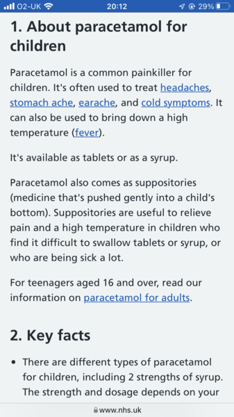 Giving Calpol ALL the time!