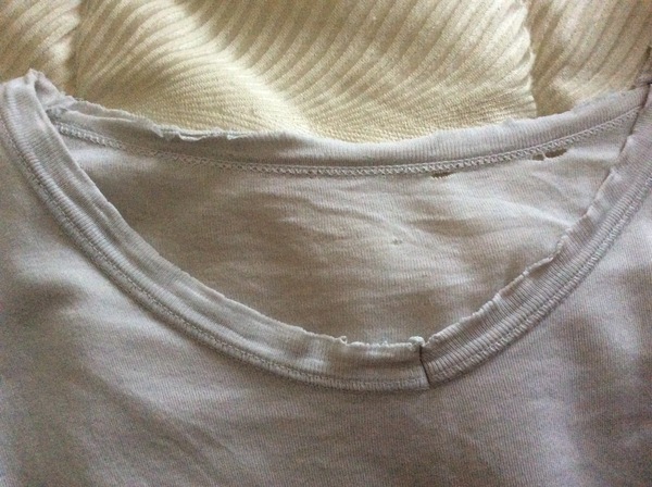 Show me a pic of what you call worn out clothing