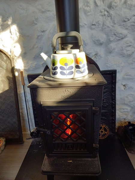 Position of log burner