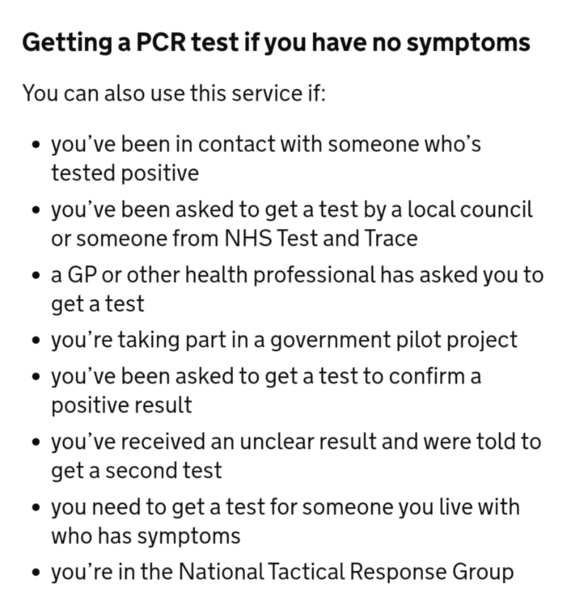 To think you don't need a bloody PCR test for everything?!