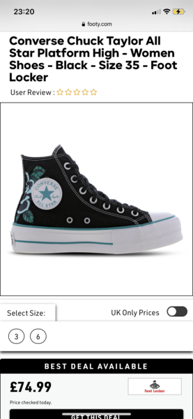 Anyone want to help me find a certain pair of converse?!