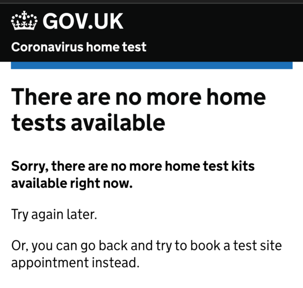 Nhs booking website not working