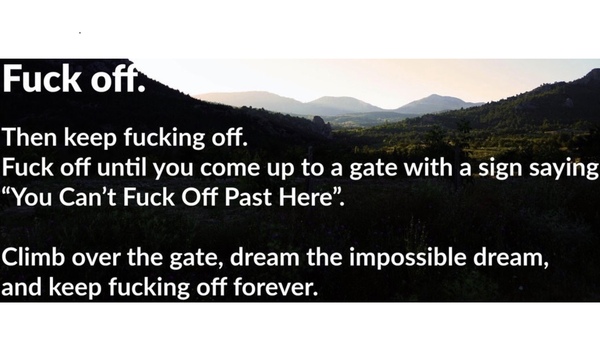 Just tell them to go fuck themselves