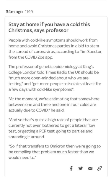 90% of ICU patients admitted with COVID haven't been vaccinated.