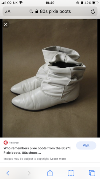 80’s pixie boots