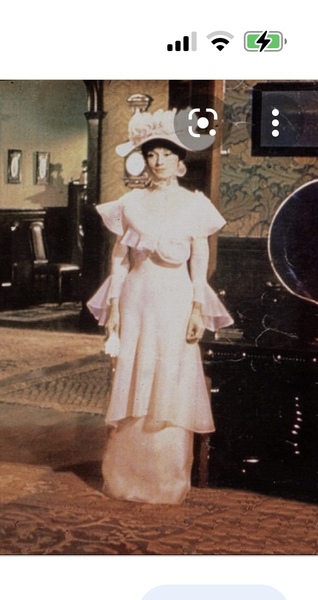 I want a pink dress like the one Eliza Doolittle wears at the end of My Fair Lady
