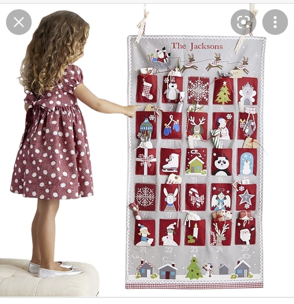 Beautiful Fabric Fillable Advent Cals