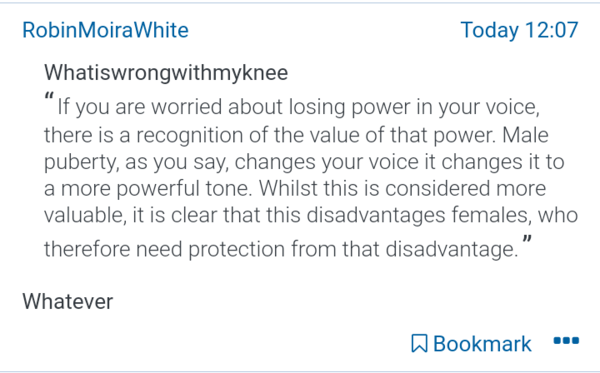 Prospect Magazine: Kathleen Stock v Robin Moira White