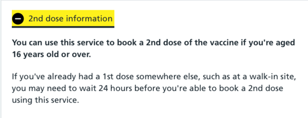 Can 16&17 years get 2nd dose after 8 weeks