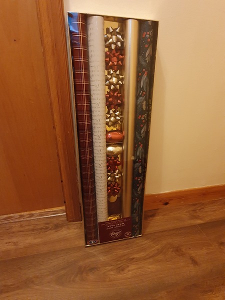 To wonder what's happened to Christmas wrapping paper.