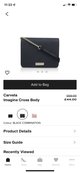 On the search for a black bag!