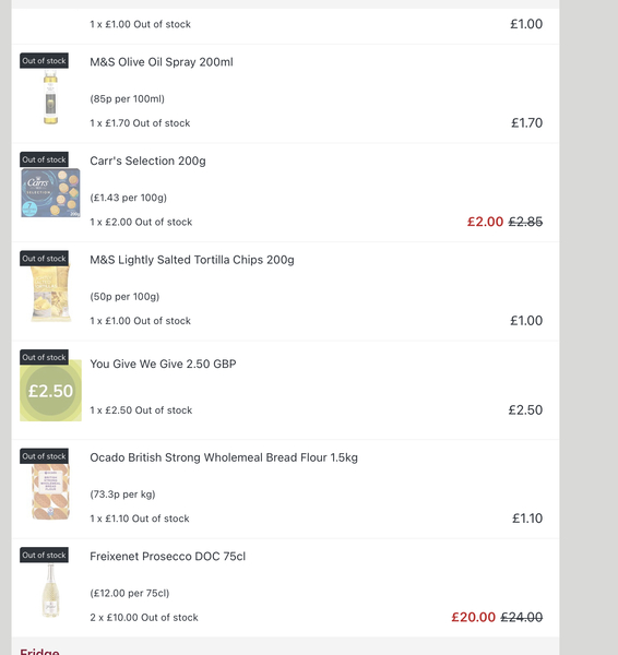 Anyone else having problems with Ocado?