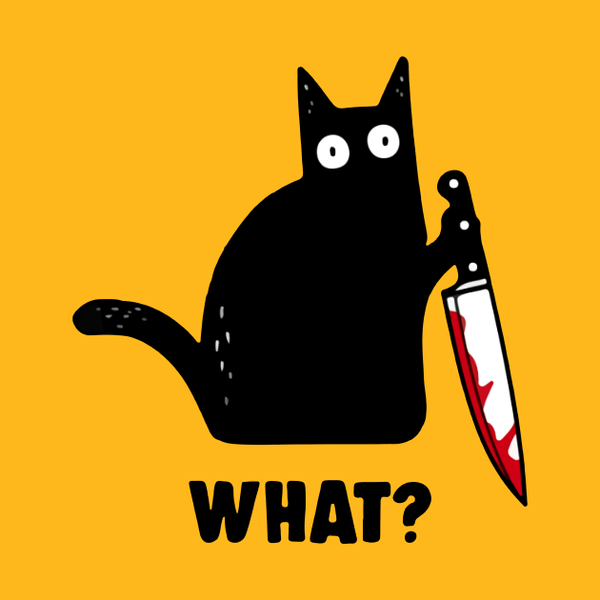 My cat is an arsehole