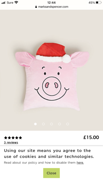 M&S Sparks card