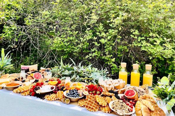 Kids breakfast on Christmas day