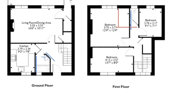 Moving bathroom upstairs