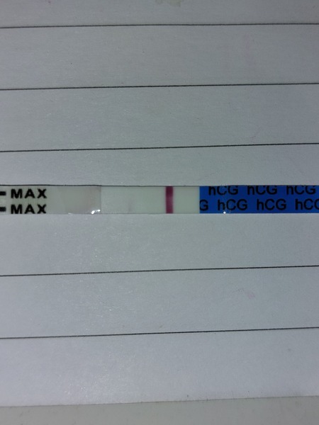 Start of a positive or faulty test ?