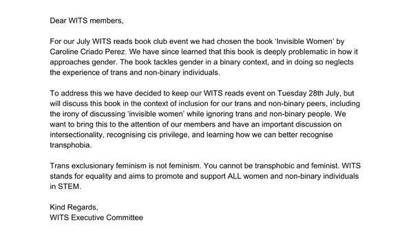 Just been kicked out of a group for objecting to being referred to as my reproductive organs