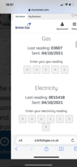 British gas and meter readings!