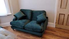 To paint all four walls of my small living room a very dark green?