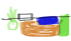 Coat/shoe storage and no hallway (photo attached)