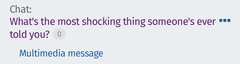Has the 'worst thing anyones ever told you' thread been deleted?