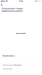 Smear test results Nov 21