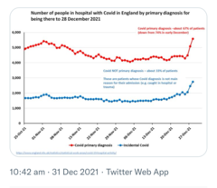 Data, Stats and Daily Numbers started 17th December