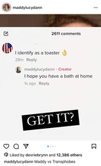 Another doctor threatening “transphobes”