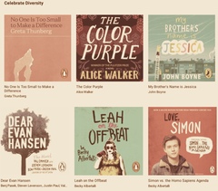 Local library “celebrate diversity” book choices…