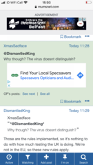 Adverts IN people’s posts