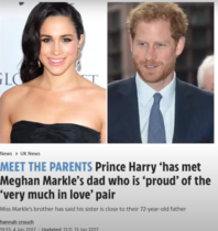 Thomas Markle......Meghan's father.