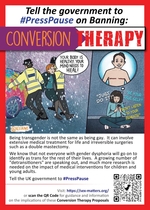 Urgent Action: #PressPause on the conversion therapy ban