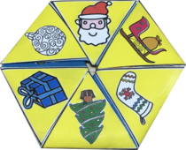 Make a paper hexahexaflexagon - fun craft activity