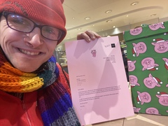 My lovely boy is on his way home for Christmas!