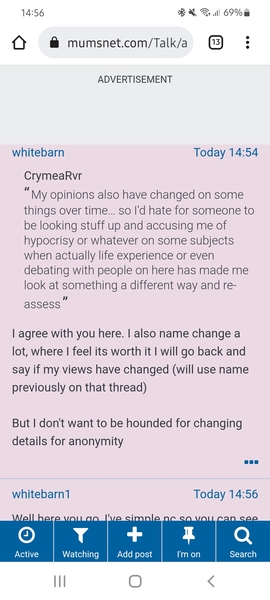 To frequently change my MN user name?