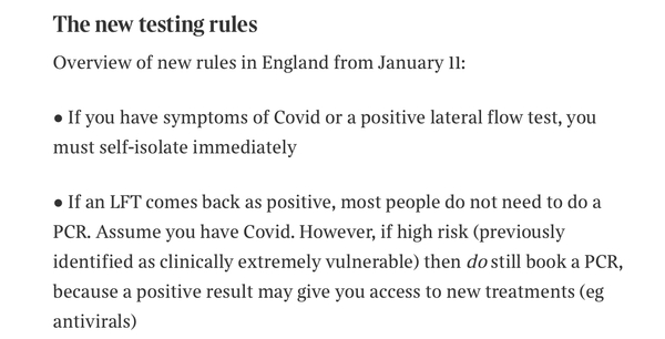 Positive LFT, symptoms but not the top 3