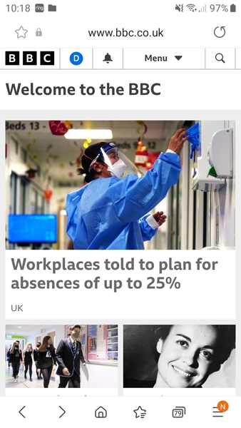 So what happens if 20 percent of the workforce is off all at the same time?