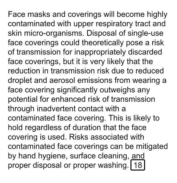 Masks in classrooms secondary