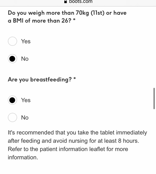 Breastfeeding and morning after pill help