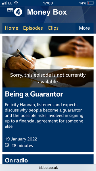 Unsure about being a guarantor