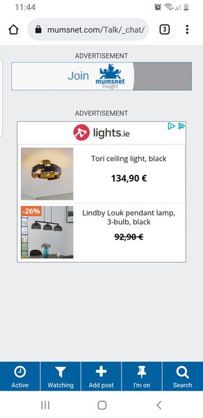 Can't scroll past some adverts