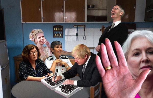 To be really enjoying Boris Johnson's downfall Part 3 Cake ambush