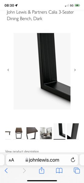Anyone have the John Lewis Calia dining table?