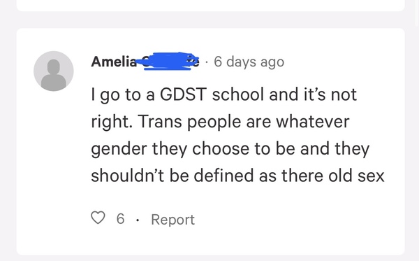 GDST schools announce trans policy