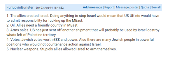 To be concerned about the rise of antisemitism in the UK?