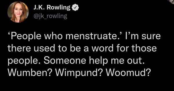 To be saddened, and yet also angry, that the Harry Potter 20th Anniversary Reunion show totally blanked JK Rowling?