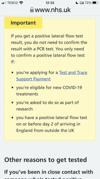 Two positive LFT’s this morning. How likely are they to be wrong?
